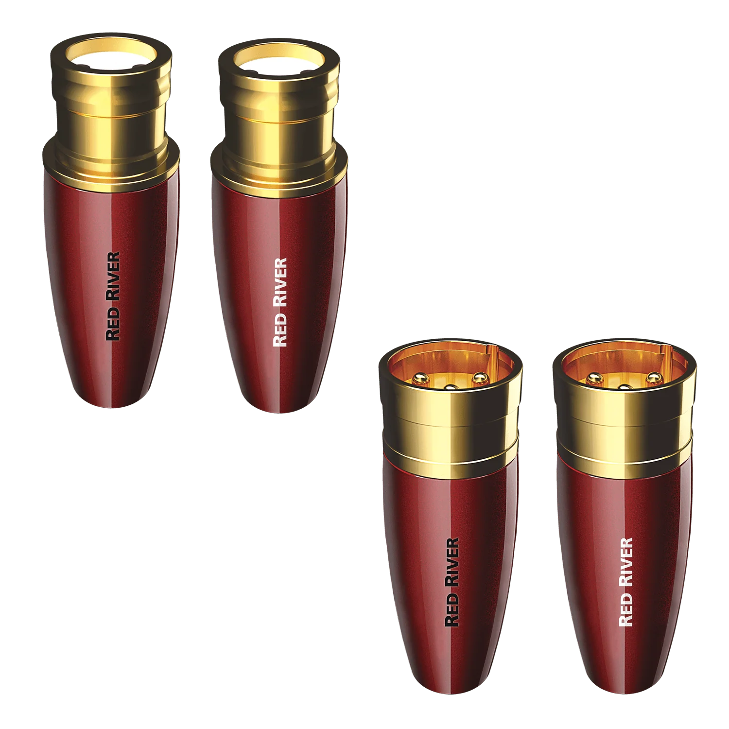 AudioQuest Red River XLR Field Termination Connectors