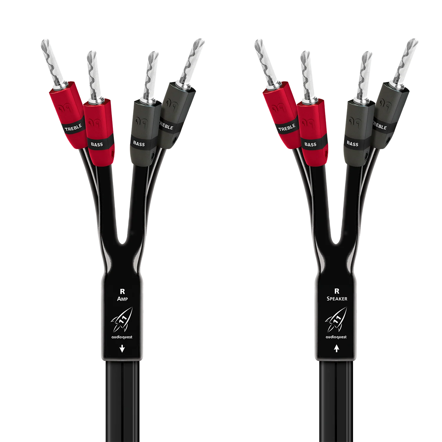 AudioQuest Rocket 11 Single BiAmp Speaker Cable w/ SureGrip 300 Connectors - Image 2