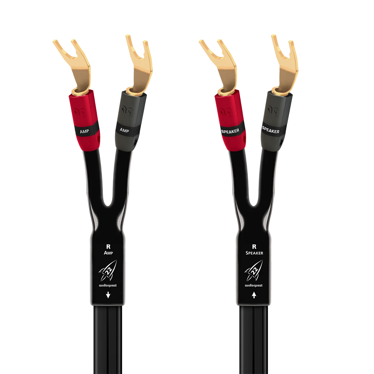 AudioQuest Rocket 22 Full-Range Speaker Cable w/ SureGrip 300 Connectors - Image 3