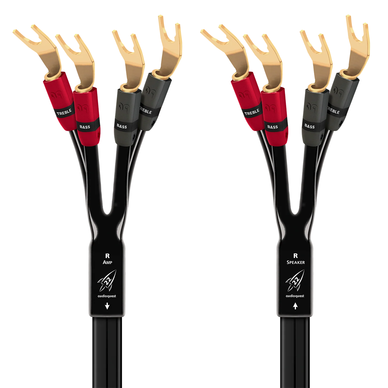 AudioQuest Rocket 22 Full Range Termination Pants Termination Pants for Speaker Cables
