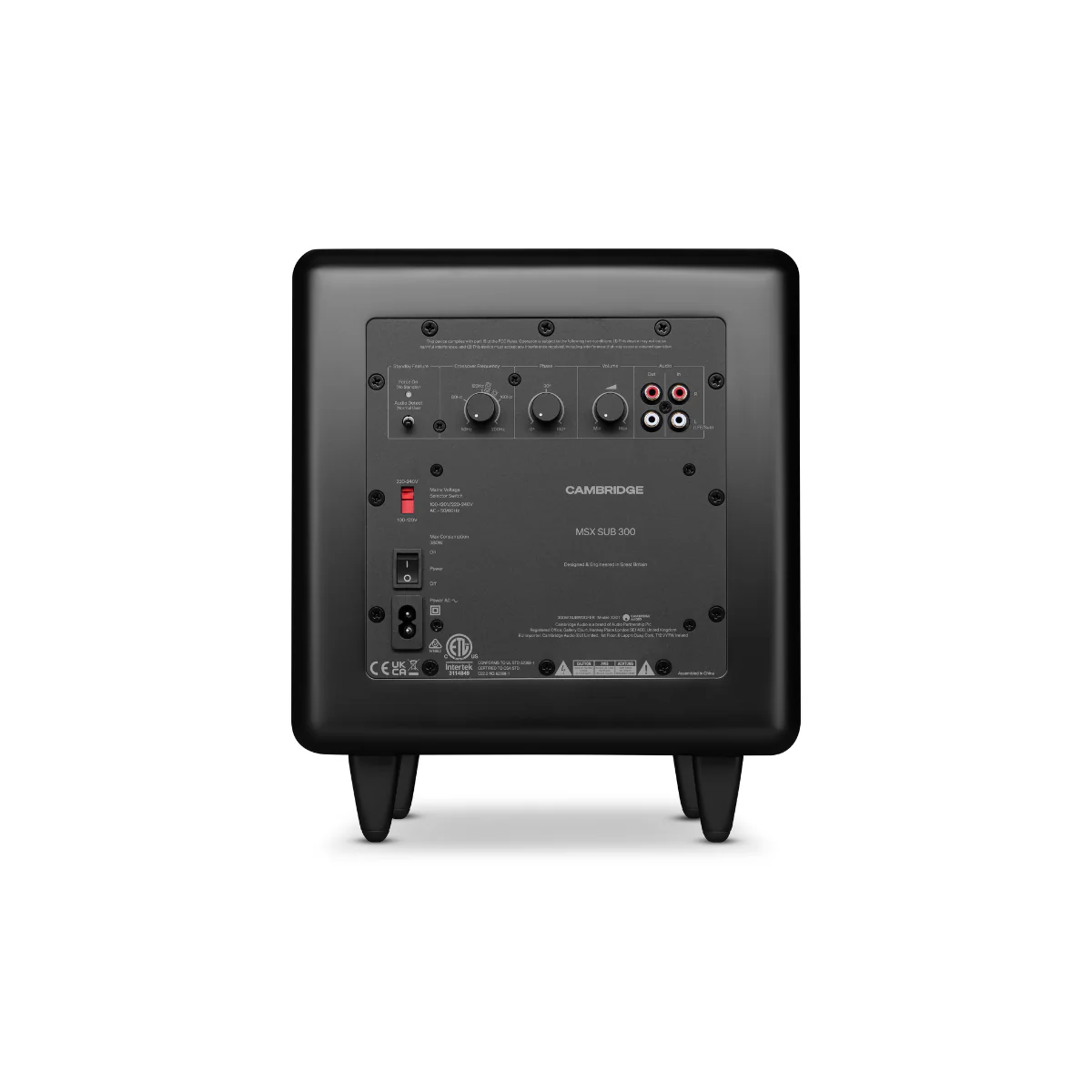 Cambridge Audio MSX Sub 300 with 300 Watt Active Subwoofer (Each) - Image 8
