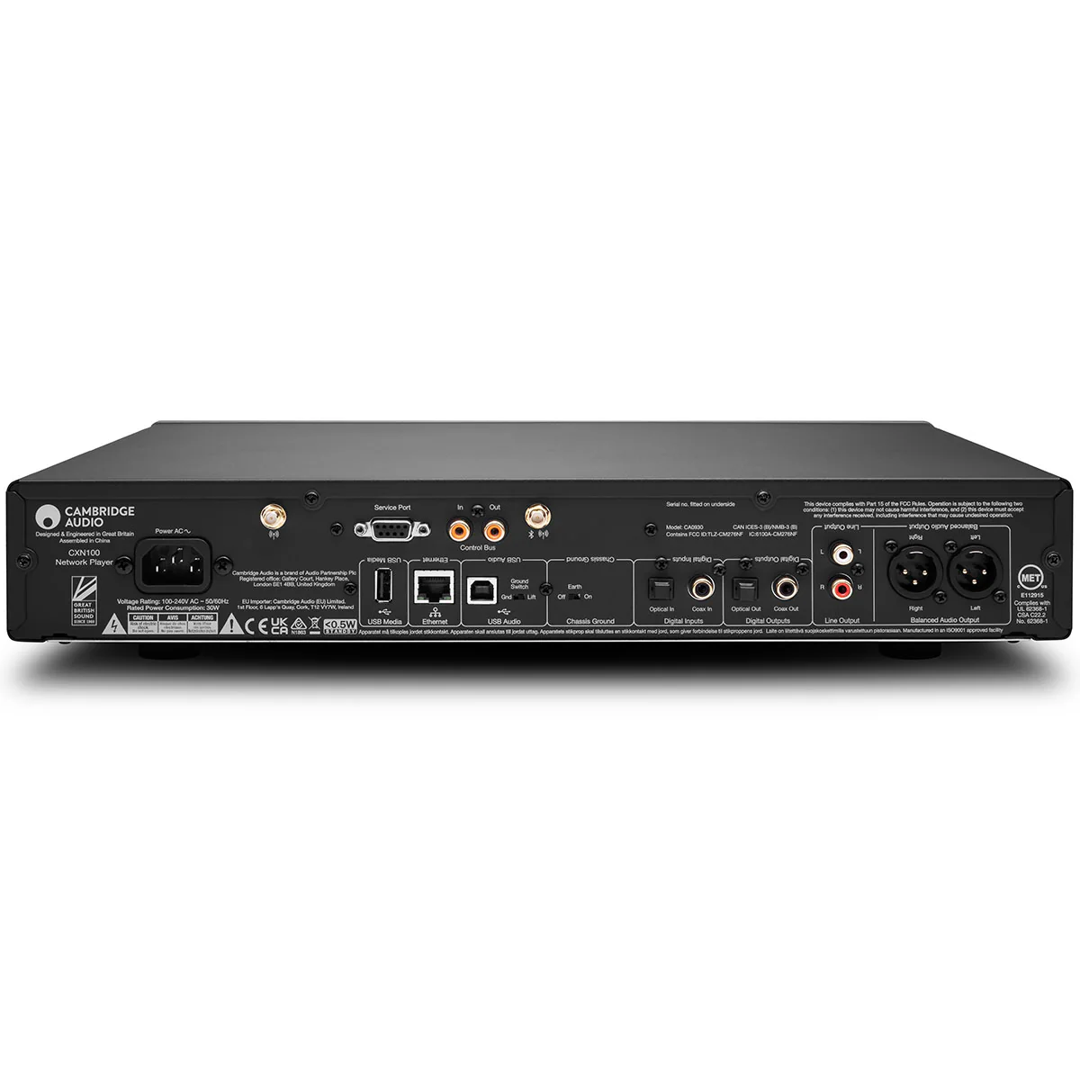 Cambridge CXN100 - Network Audio Streamer - Lunar Grey - Image 6