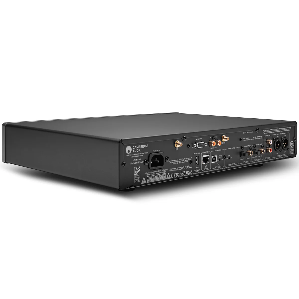 Cambridge CXN100 - Network Audio Streamer - Lunar Grey - Image 7