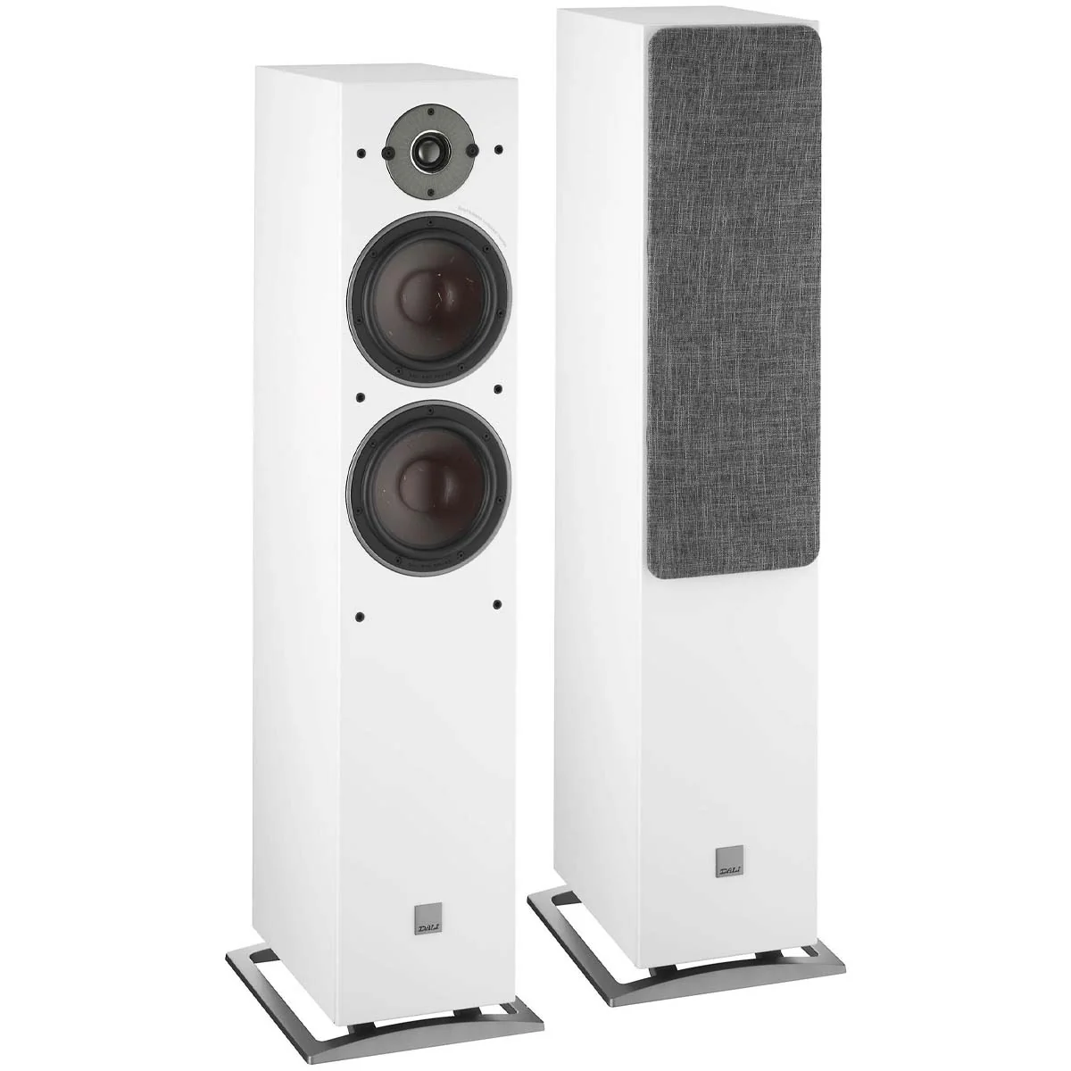 DALI OPEN BOX Oberon 7 Floorstanding Loudspeaker - White - Pair - A Grade
