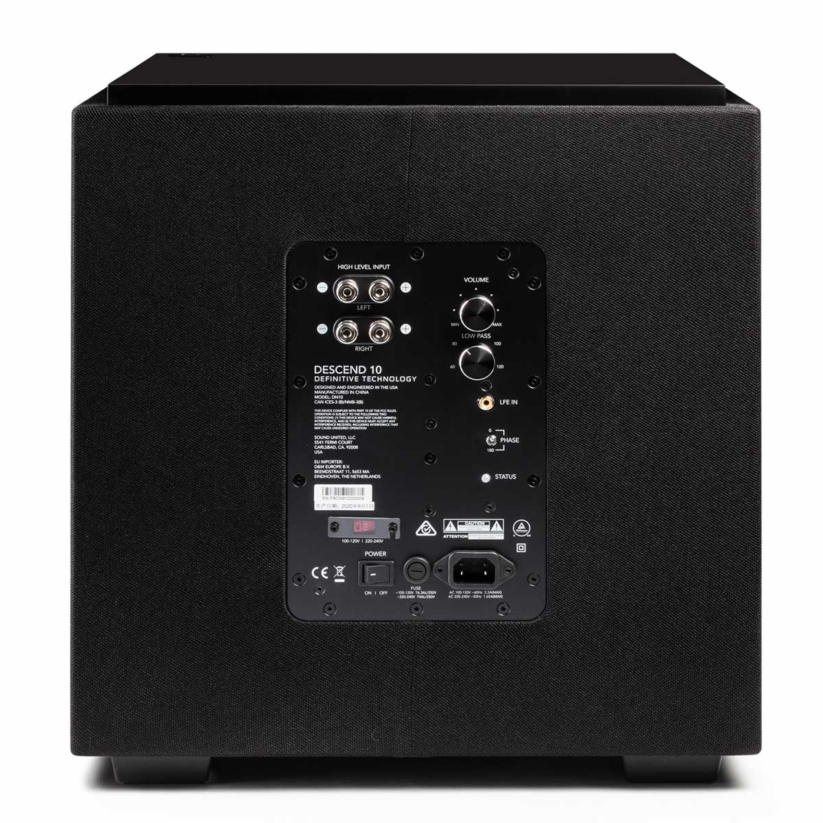 Definitive Technology Descend DN10 Ultra-Performance 10" Subwoofer - Image 20