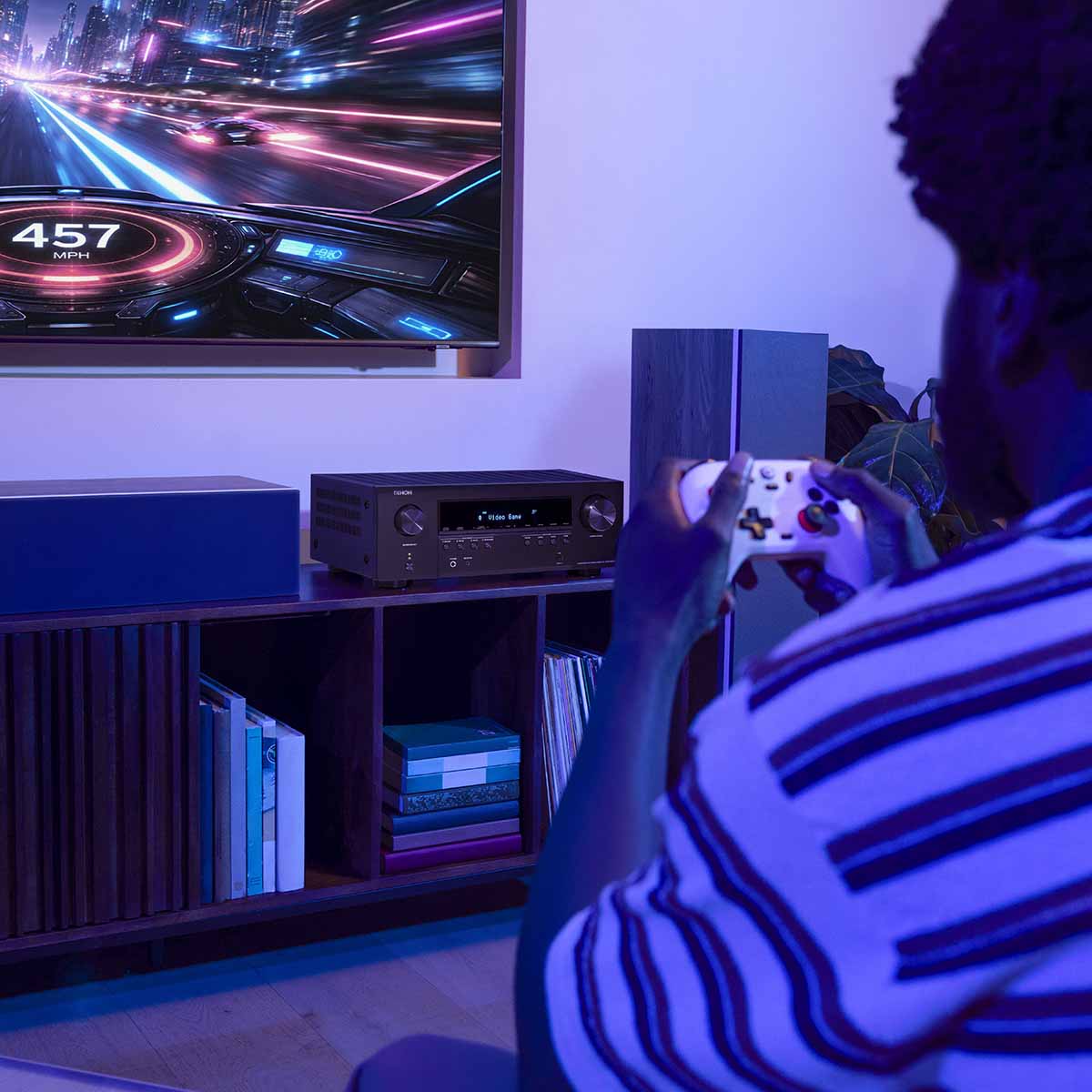 Denon AVR-S980H 7.2 Ch. 90W 4K/8K Dolby Atmos AV Receiver Powered by HEOS - Image 10