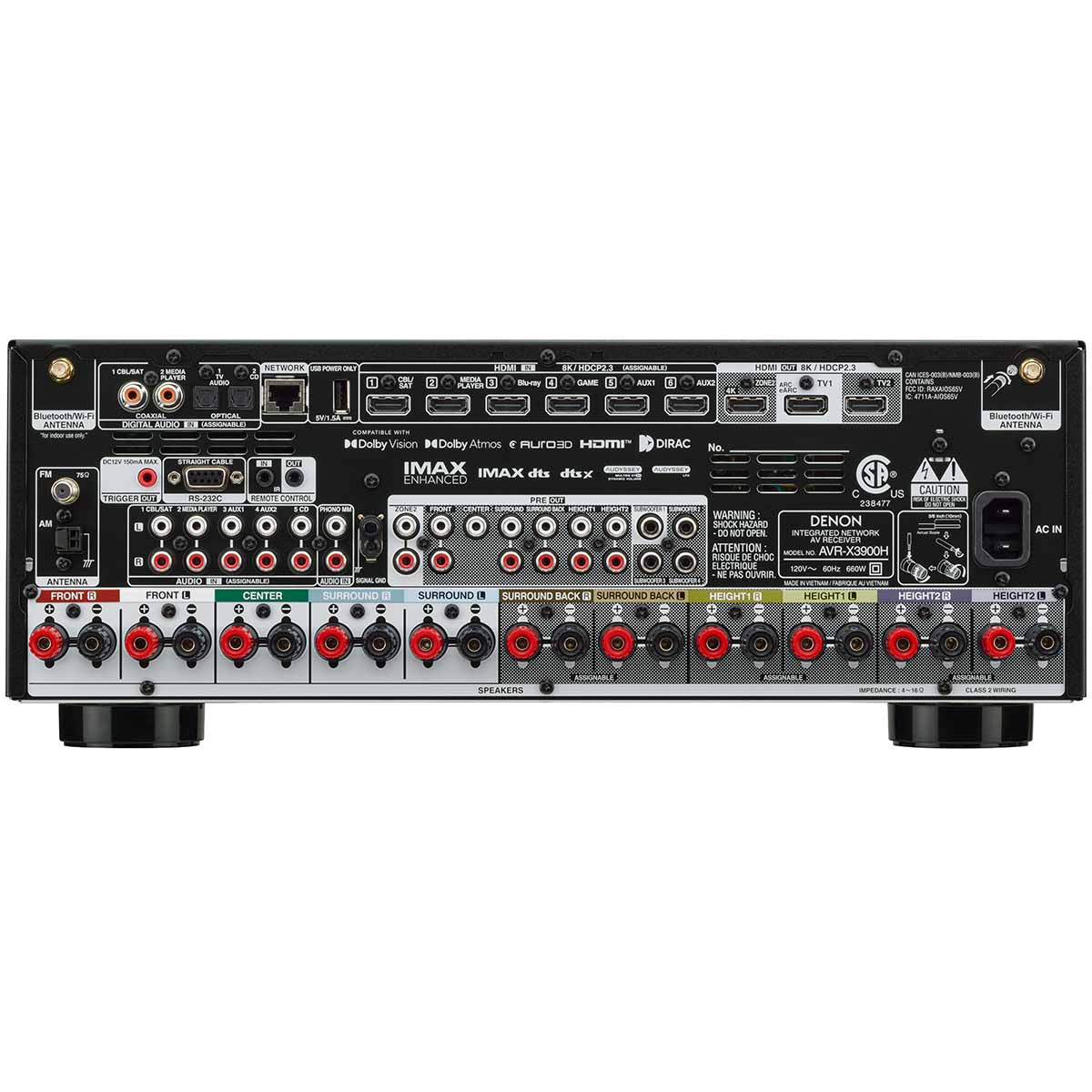Denon AVR-X3900H 9.4-Channel AV Receiver - Image 6