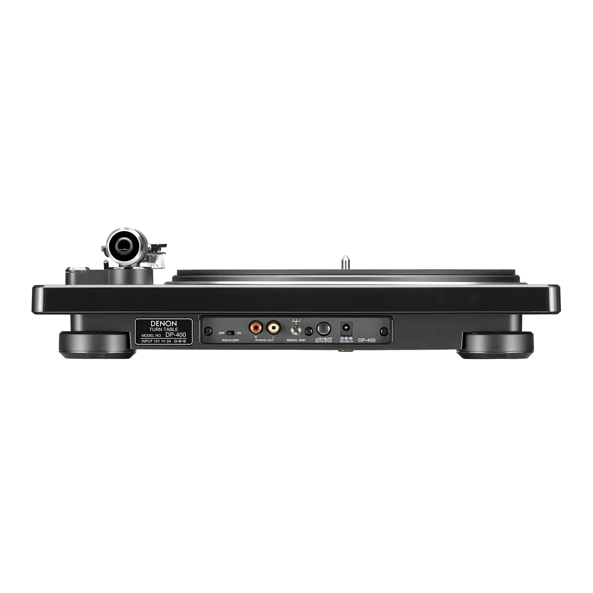 Denon DP-400 Semi-Automatic Turntable w/ Built-In Preamp - Image 3
