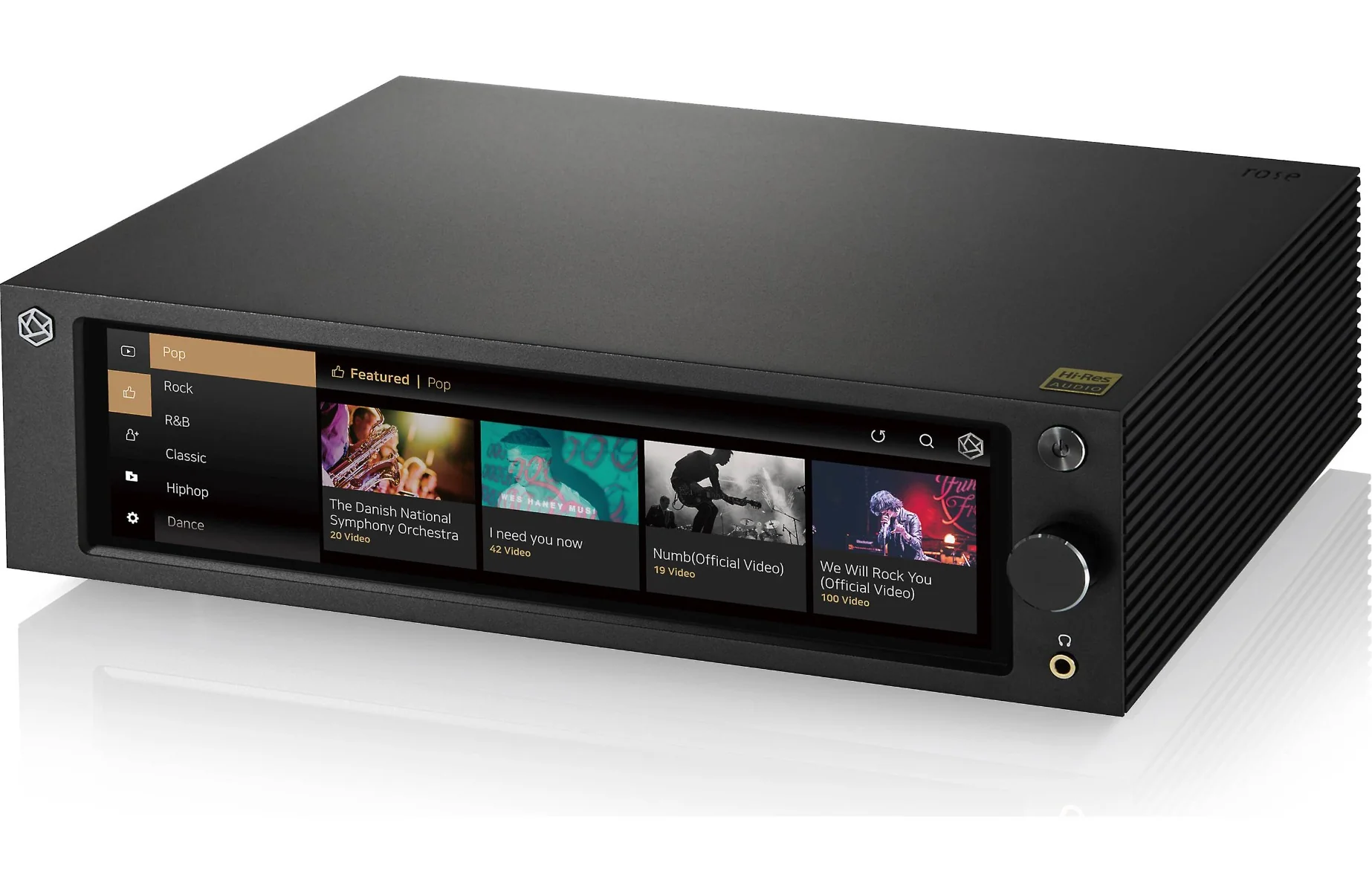 HiFi Rose OPEN BOX RS250A High-Performance Network Streamer - Black - A Grade