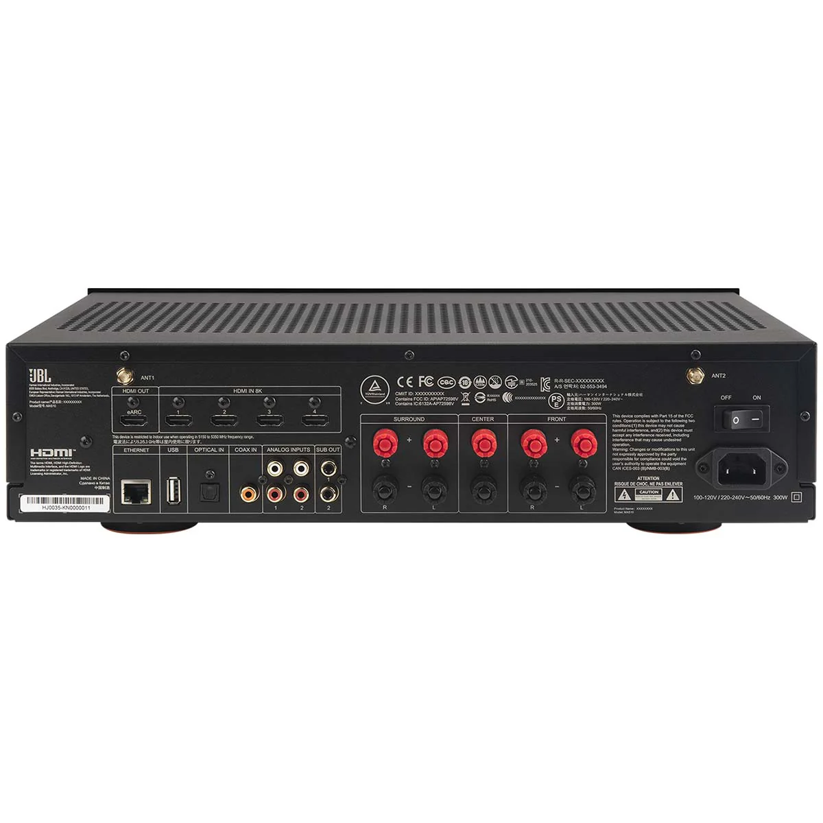 JBL MA510 5.2-Channel 8K AV Receiver - Image 6