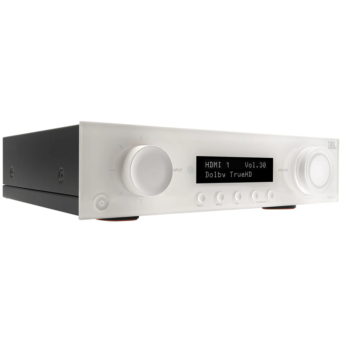 JBL OPEN BOX MA310 5.1 4K Avr With White Front Panel - A Grade