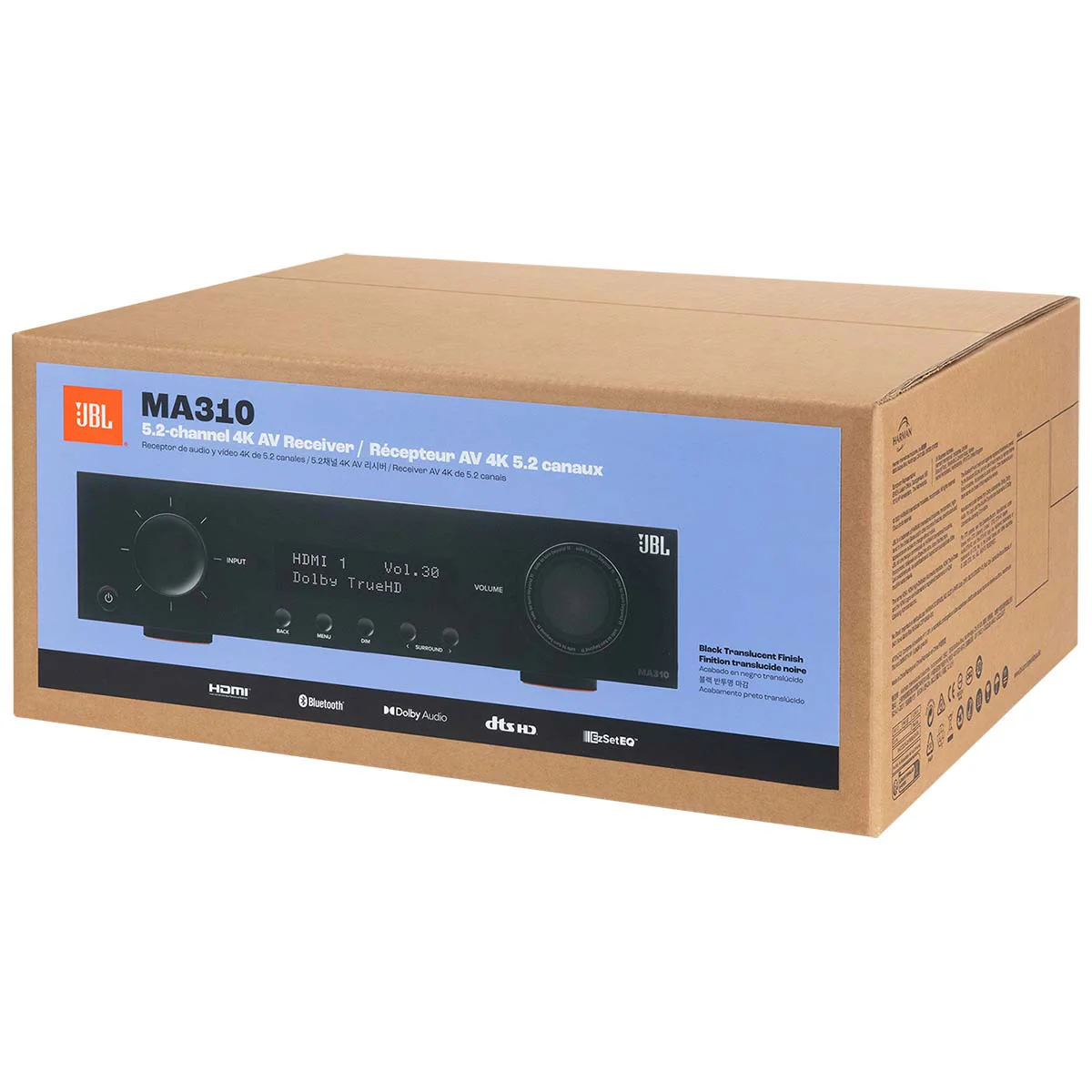JBL OPEN BOX MA310 5.1 4K Avr With White Front Panel - A Grade - Image 3