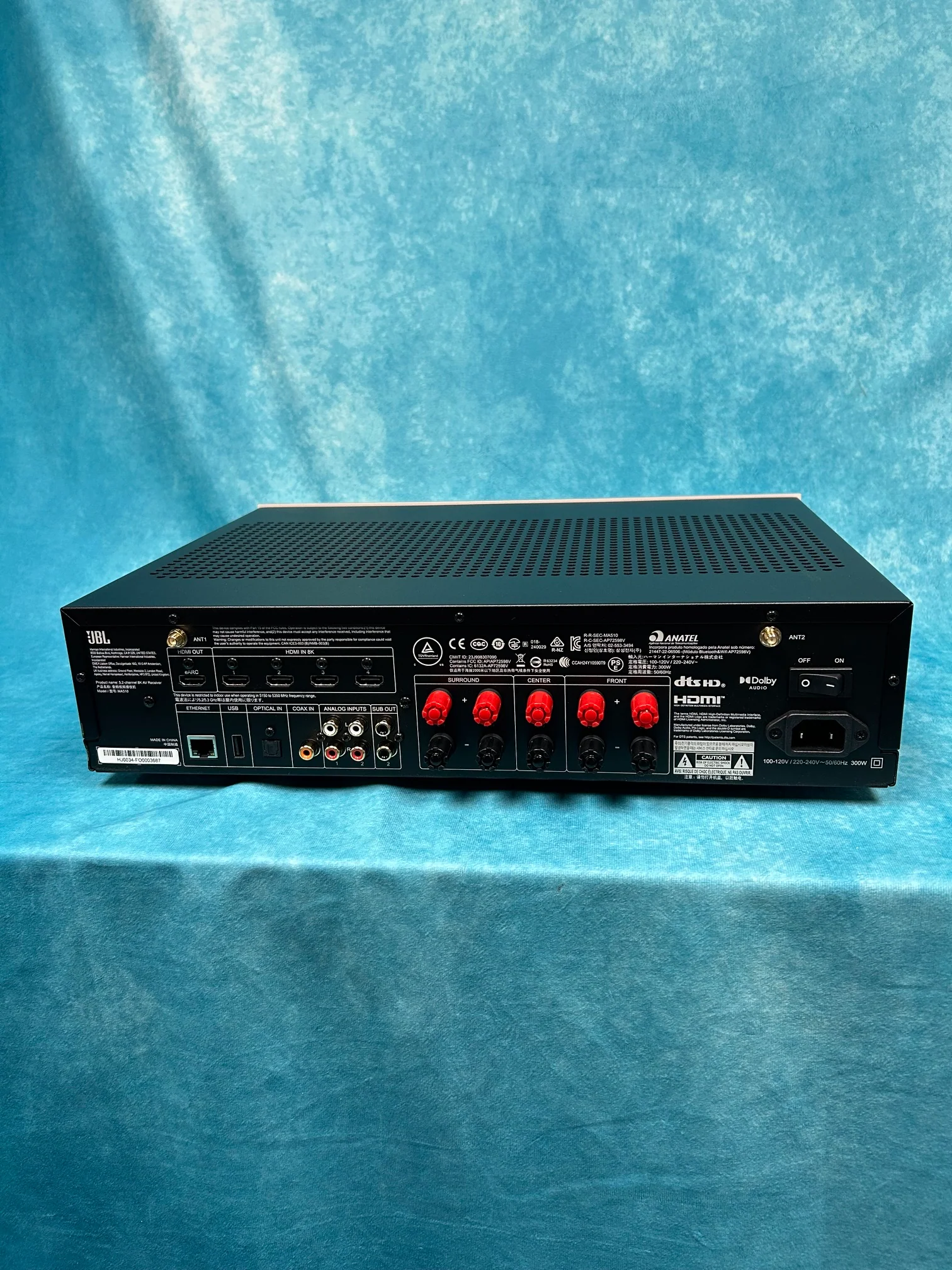 JBL OPEN BOX MA510 5.1 4K Avr With White Front Panel - B Grade - Image 5