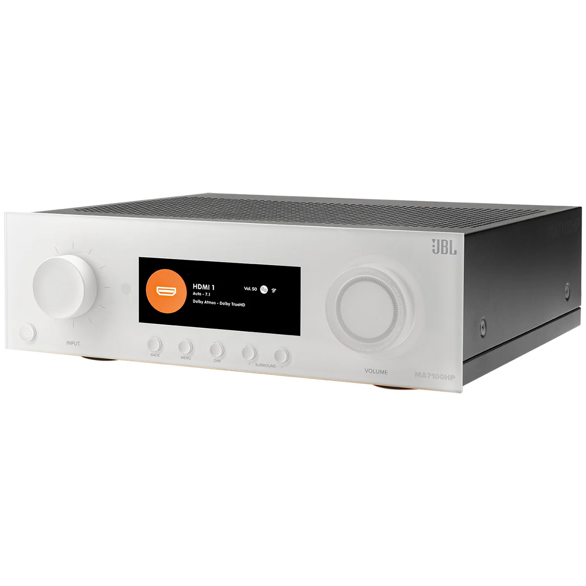 JBL OPEN BOX MA7100HP 7.1 8K Hp Avr With White Front Panel - A Grade