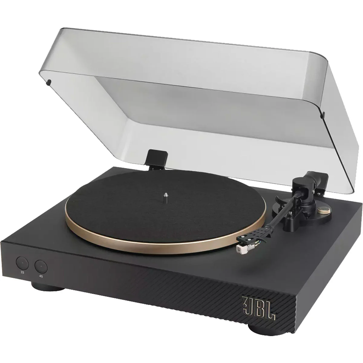 JBL OPEN BOX Spinner Bluetooth Turntable - Black and Gold - A Grade