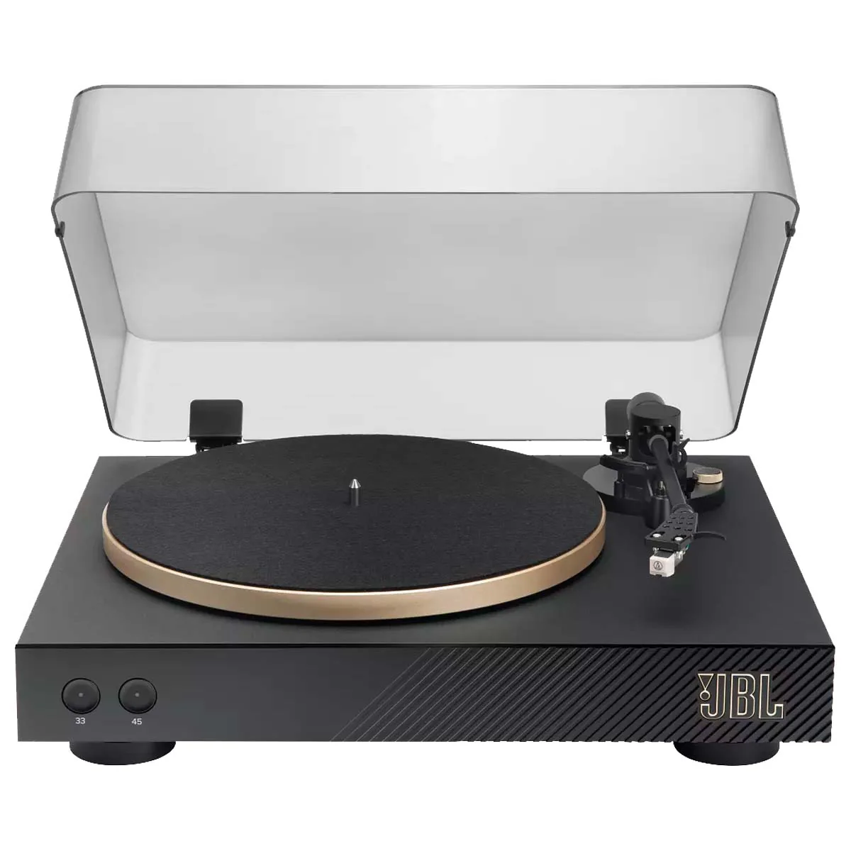 JBL OPEN BOX Spinner Bluetooth Turntable - Black and Gold - A Grade - Image 2