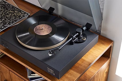 JBL OPEN BOX Spinner Bluetooth Turntable - Black and Gold - A Grade - Image 5