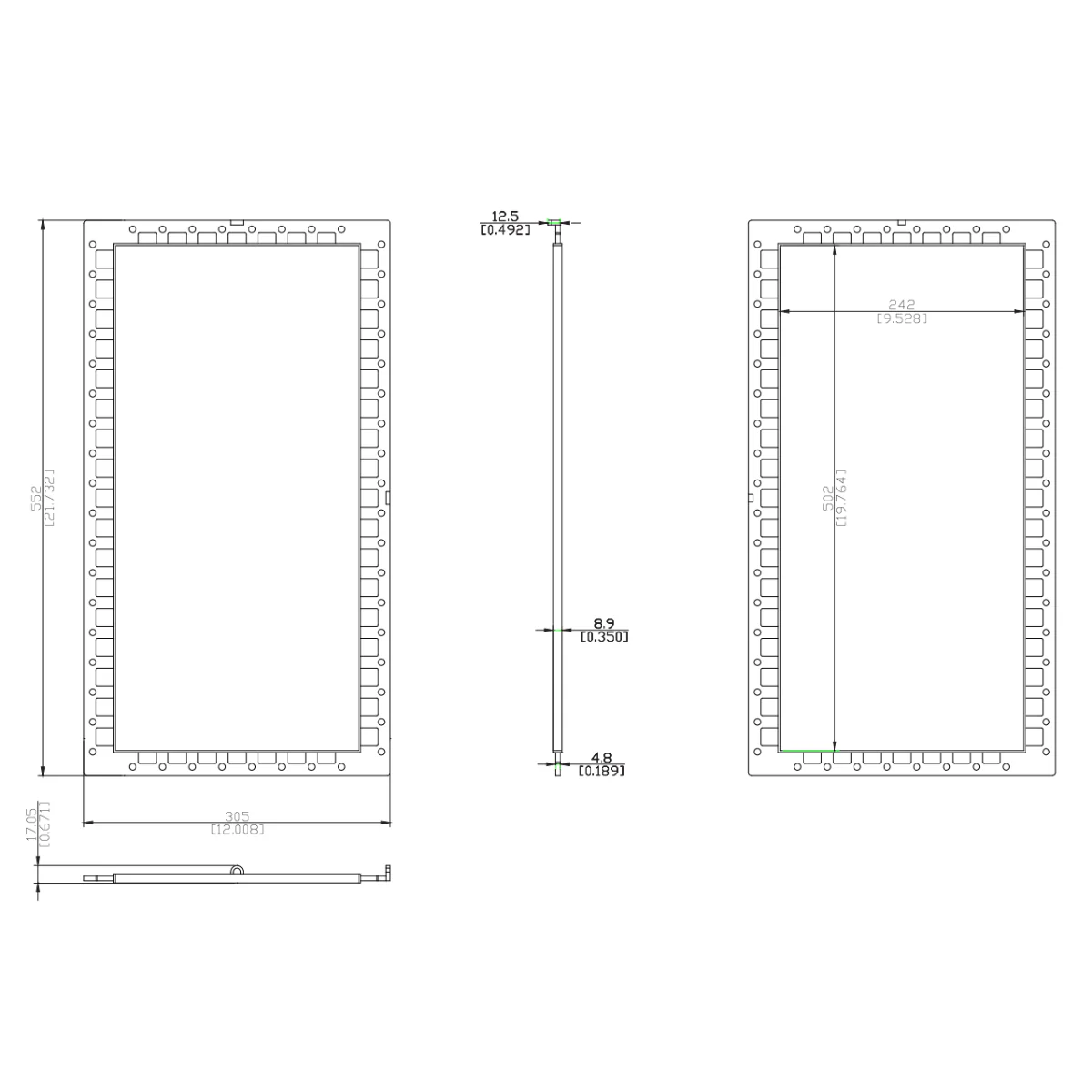 JBL Synthesis WB62SCL Pre-Construction Bracket for SCL-7XL