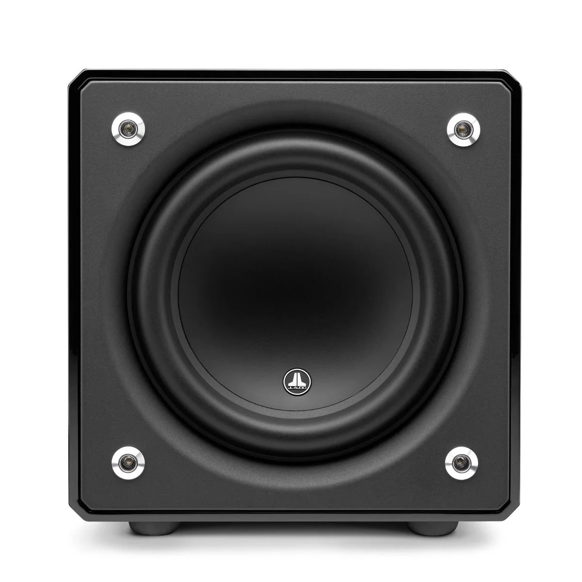 JL Audio E110 Powered Subwoofer - Gloss Black - Image 2