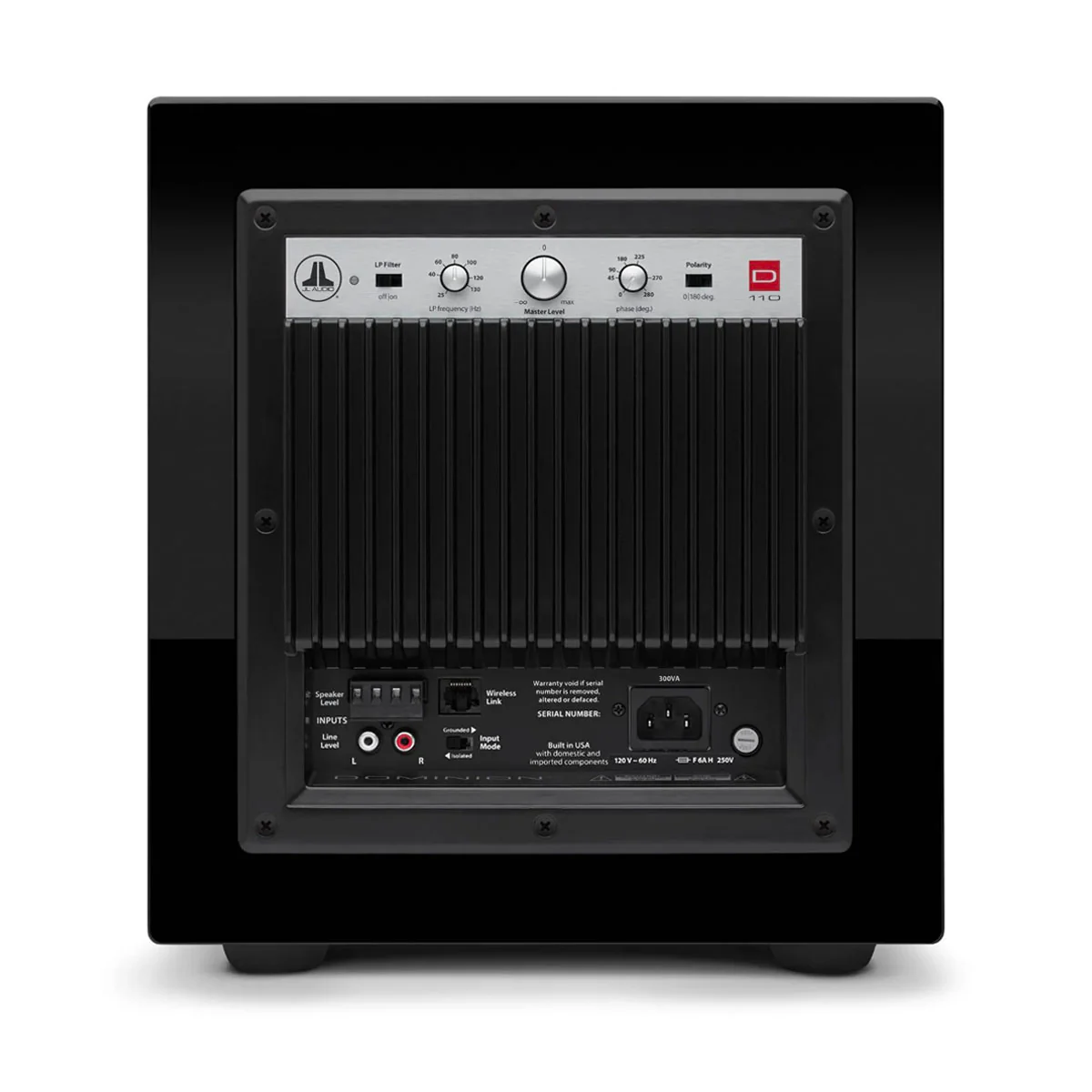 JL Audio OPEN BOX d110 Powered Subwoofer - Gloss Black - A Grade - Image 2