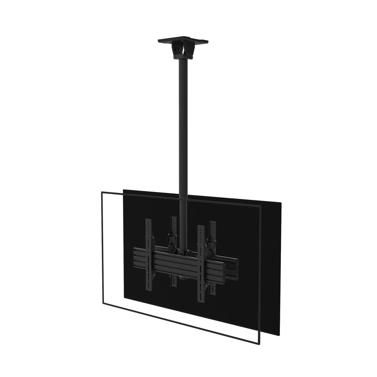 Kanto CM600BTB Back-to-Back Dual Screen TV Ceiling Mount for 40” to 80” TVs - Image 13