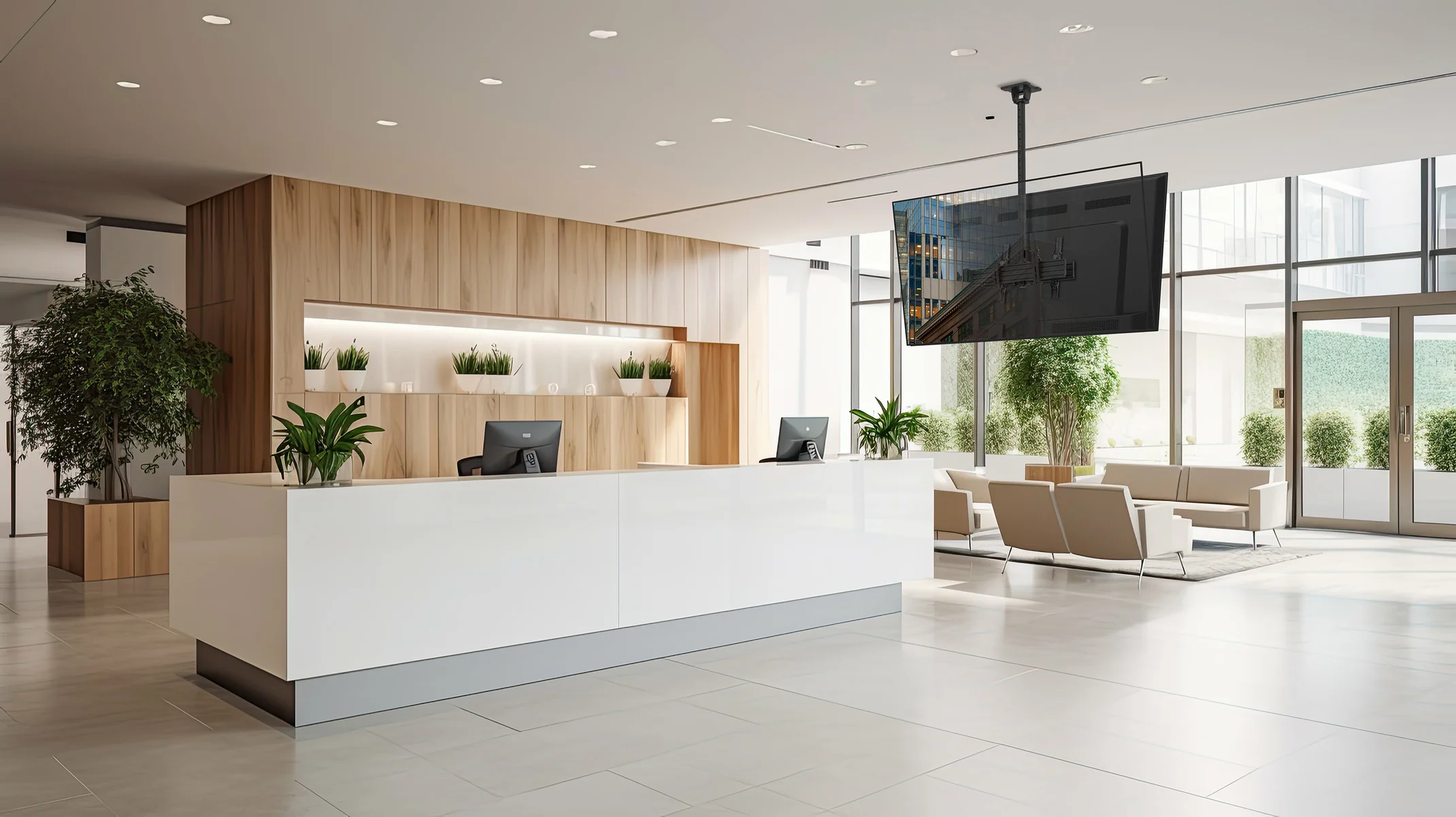 Kanto CM600BTB Back-to-Back Dual Screen TV Ceiling Mount for 40” to 80” TVs - Image 17