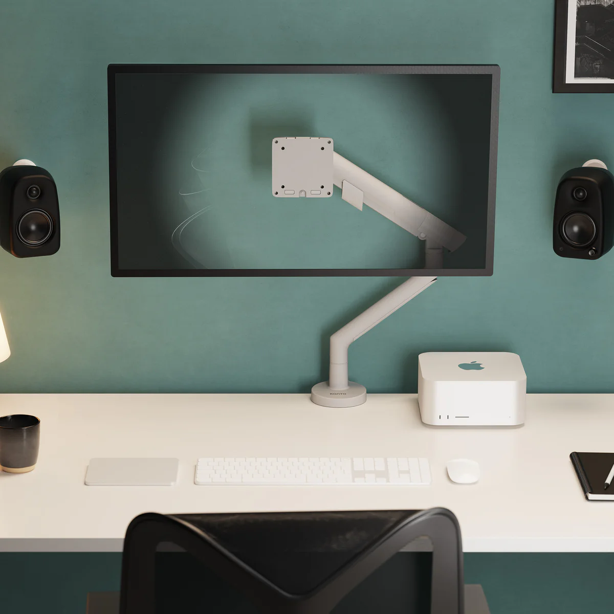 Kanto DM1 Single Monitor Desktop Mount for 17” - 40” Displays - Image 51