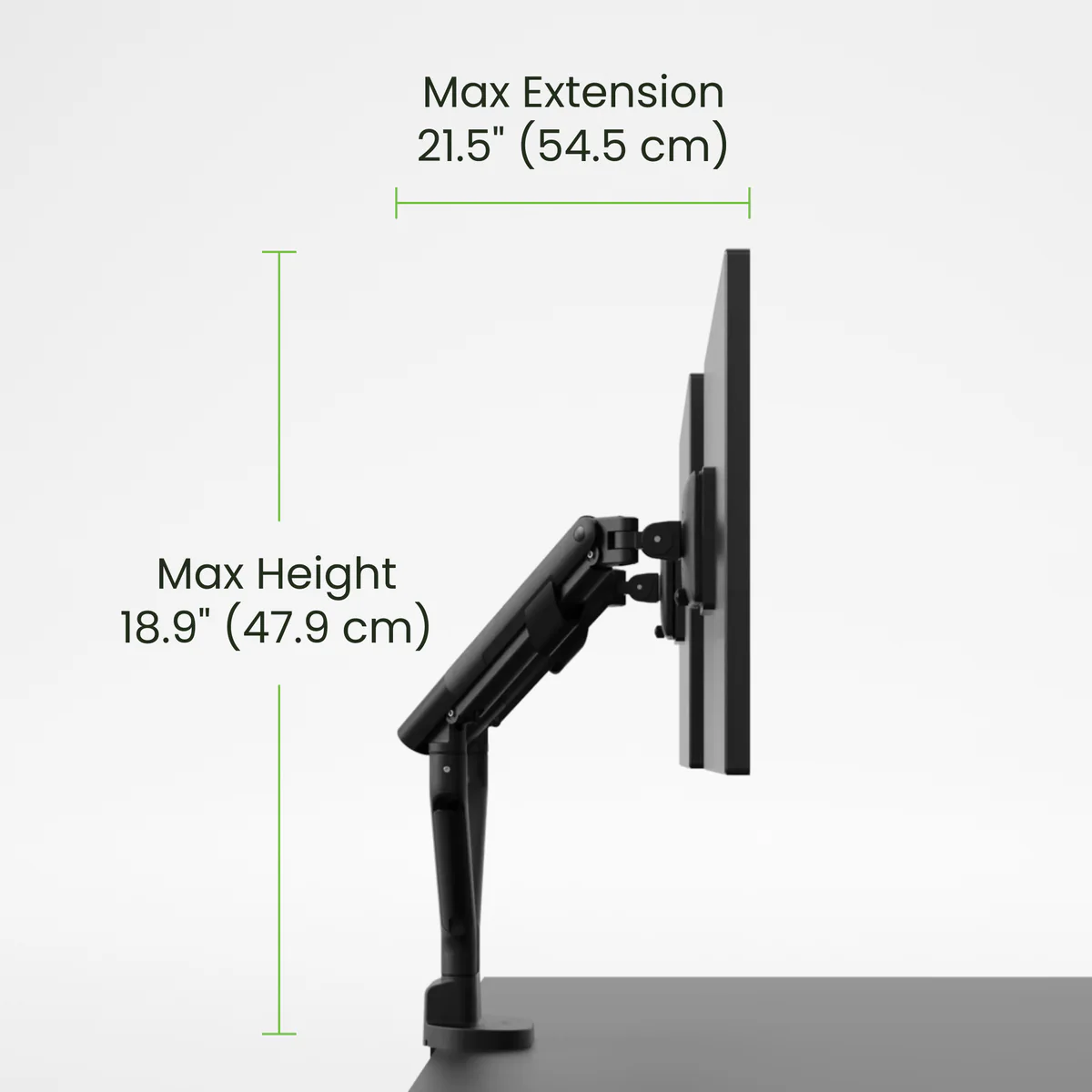Kanto DM2 Dual Monitor Desktop Mount for 17” - 35” Displays - Image 22