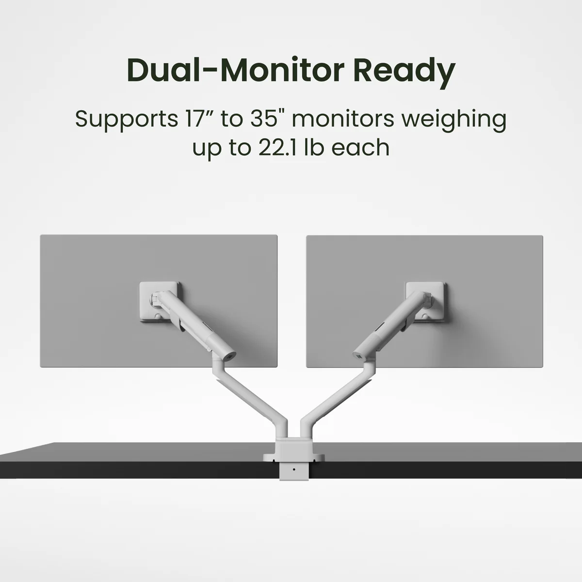 Kanto DM2 Dual Monitor Desktop Mount for 17” - 35” Displays - Image 37