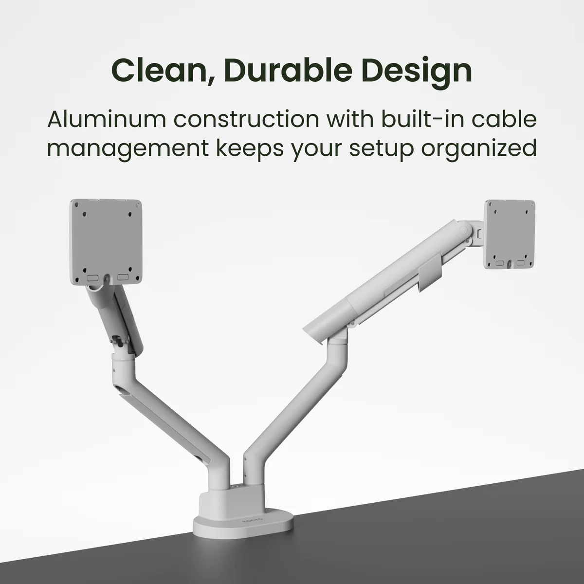 Kanto DM2 Dual Monitor Desktop Mount for 17” - 35” Displays - Image 42