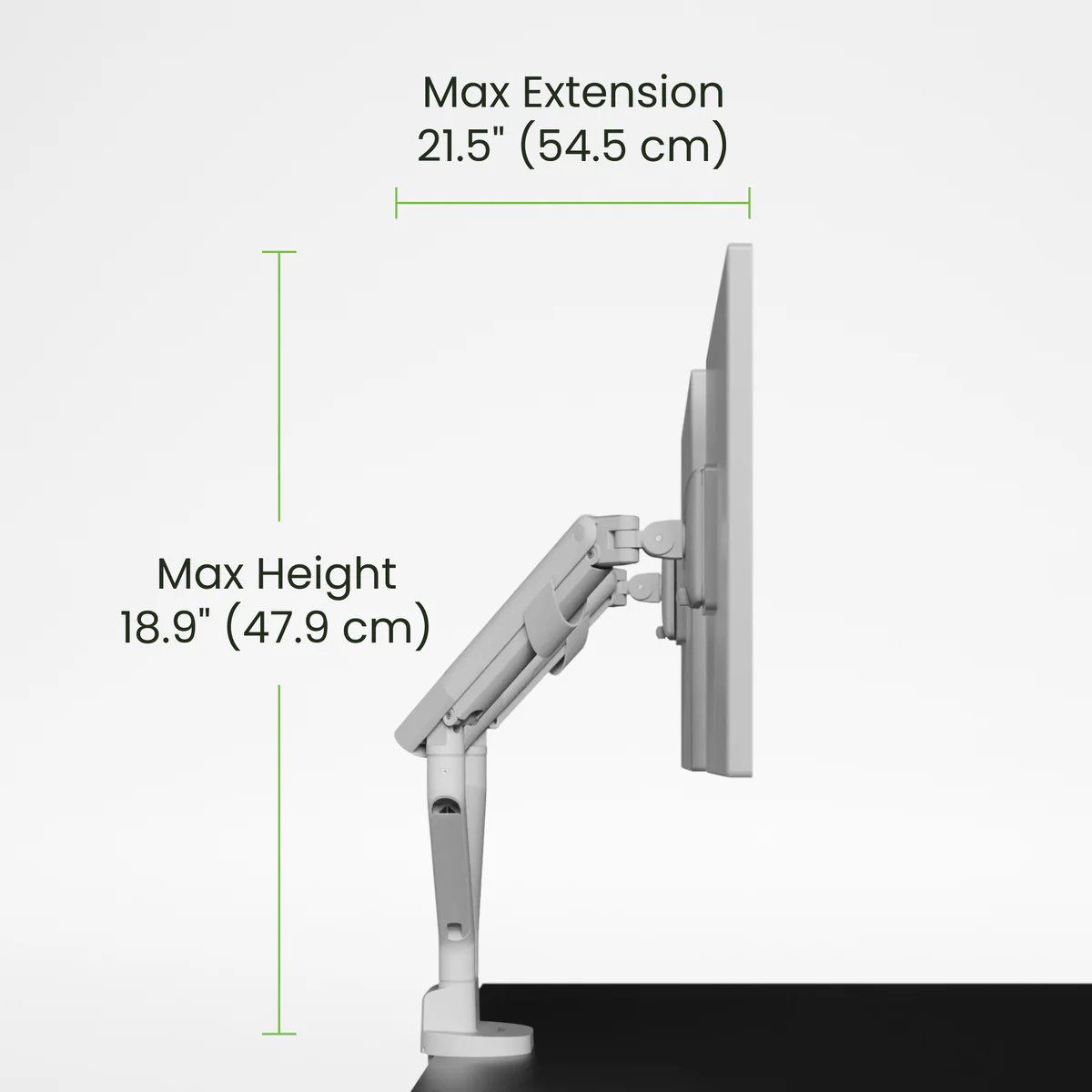 Kanto DM2 Dual Monitor Desktop Mount for 17” - 35” Displays - Image 43