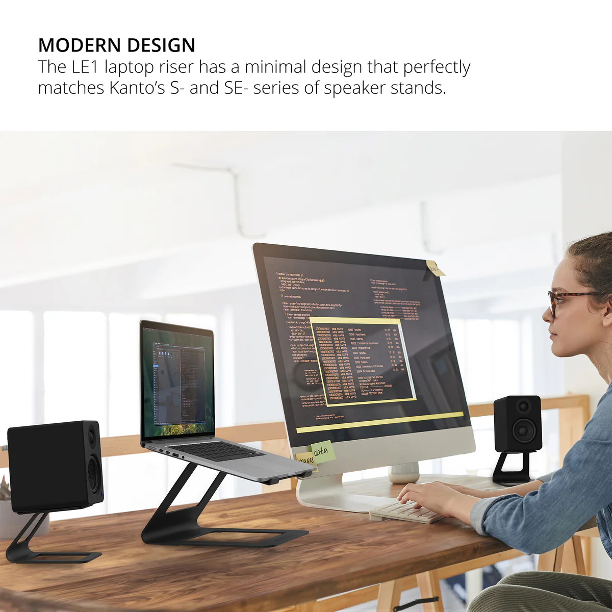 Kanto LE1 Ergonomic Universal Riser Laptop Stand - Image 6
