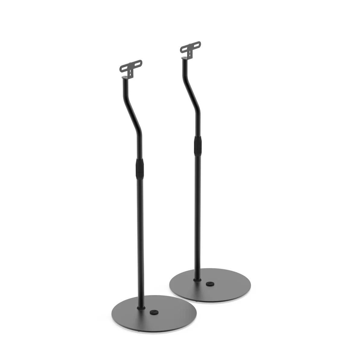 Kanto SLH Universal Height Adjustable Speaker Stands for Satellites up to 9 lbs - Black (Pair) - Image 10