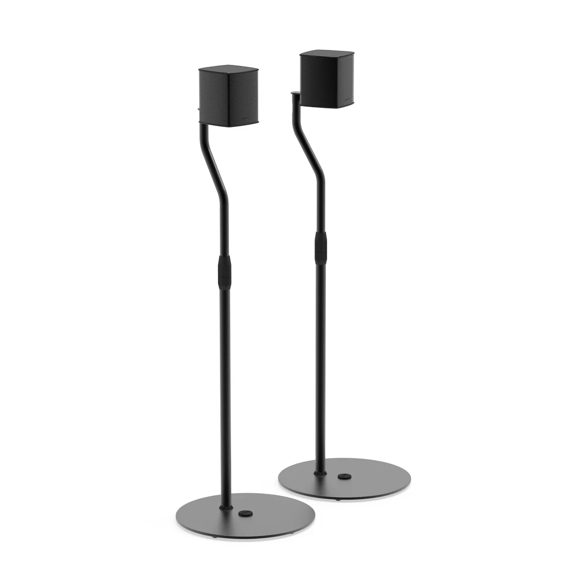 Kanto SLH Universal Height Adjustable Speaker Stands for Satellites up to 9 lbs - Black (Pair) - Image 18