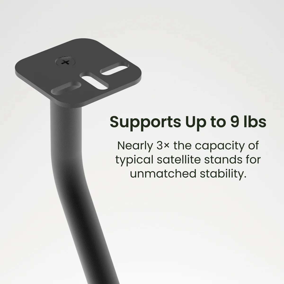 Kanto SLH Universal Height Adjustable Speaker Stands for Satellites up to 9 lbs - Black (Pair) - Image 31