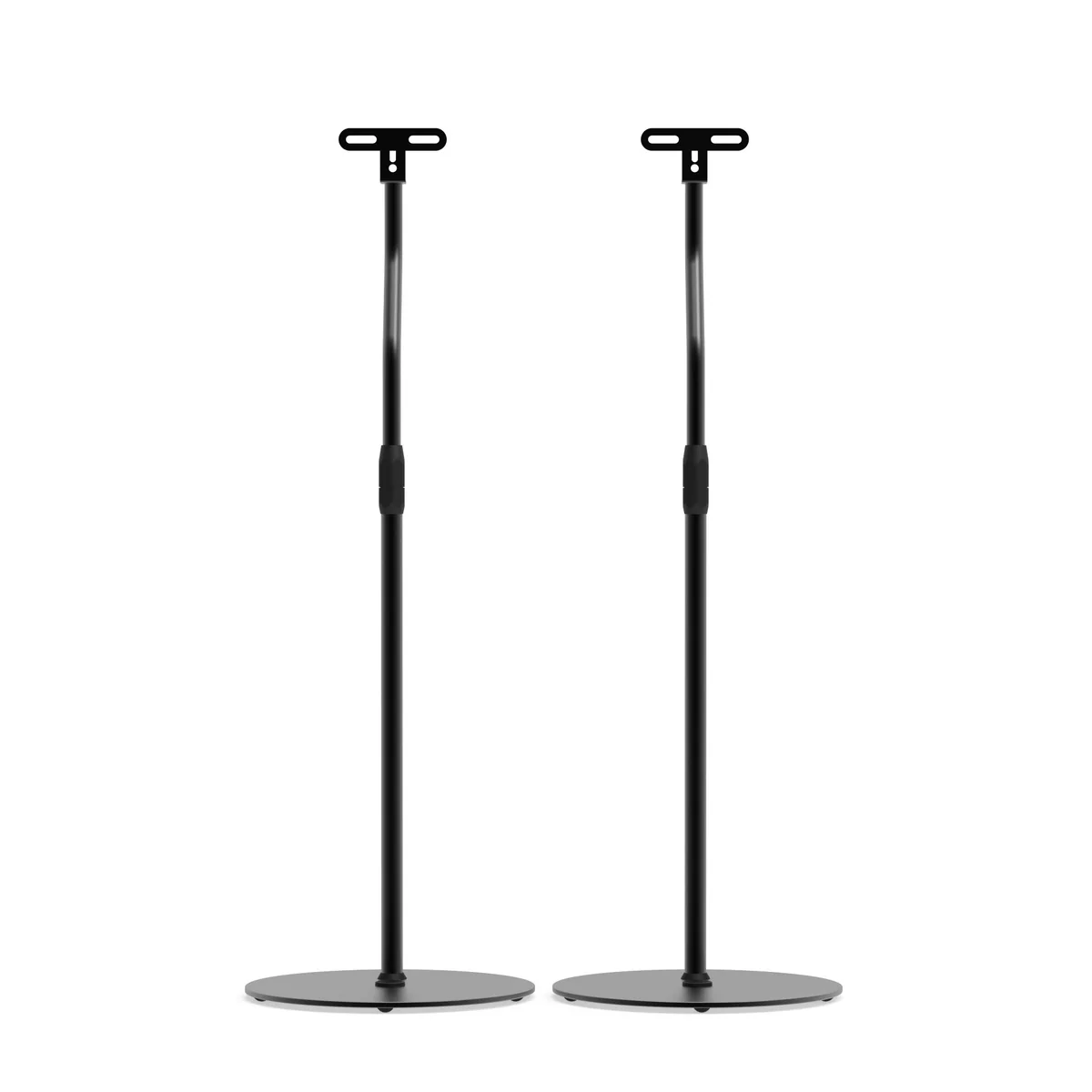 Kanto SLH Universal Height Adjustable Speaker Stands for Satellites up to 9 lbs - Black (Pair) - Image 6