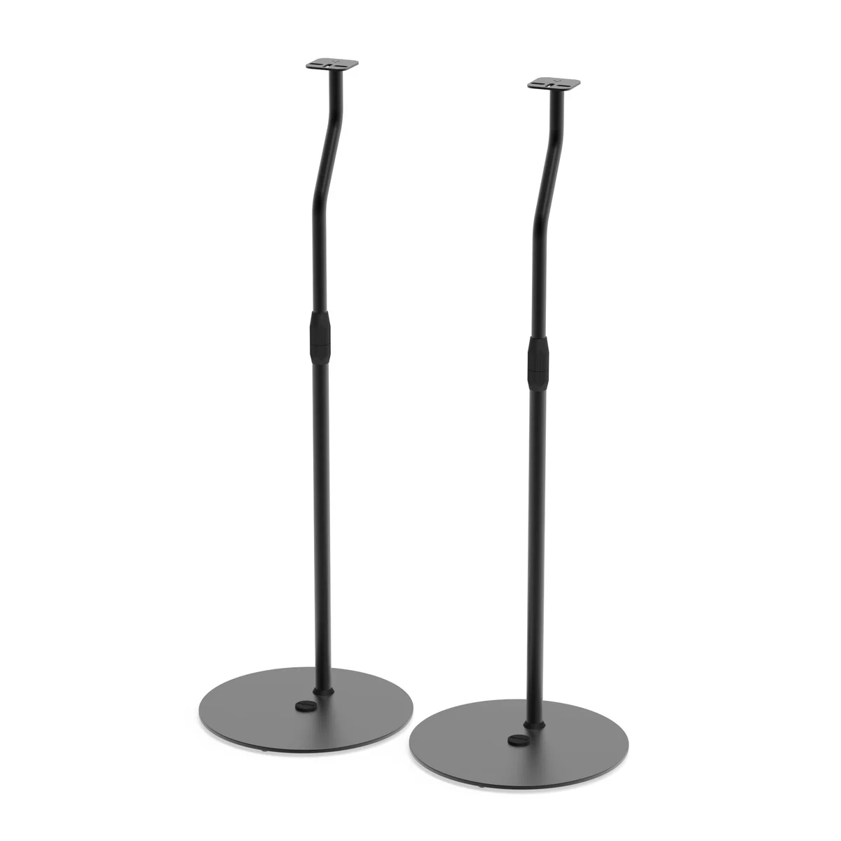 Kanto SLH Universal Height Adjustable Speaker Stands for Satellites up to 9 lbs - Black (Pair) - Image 8