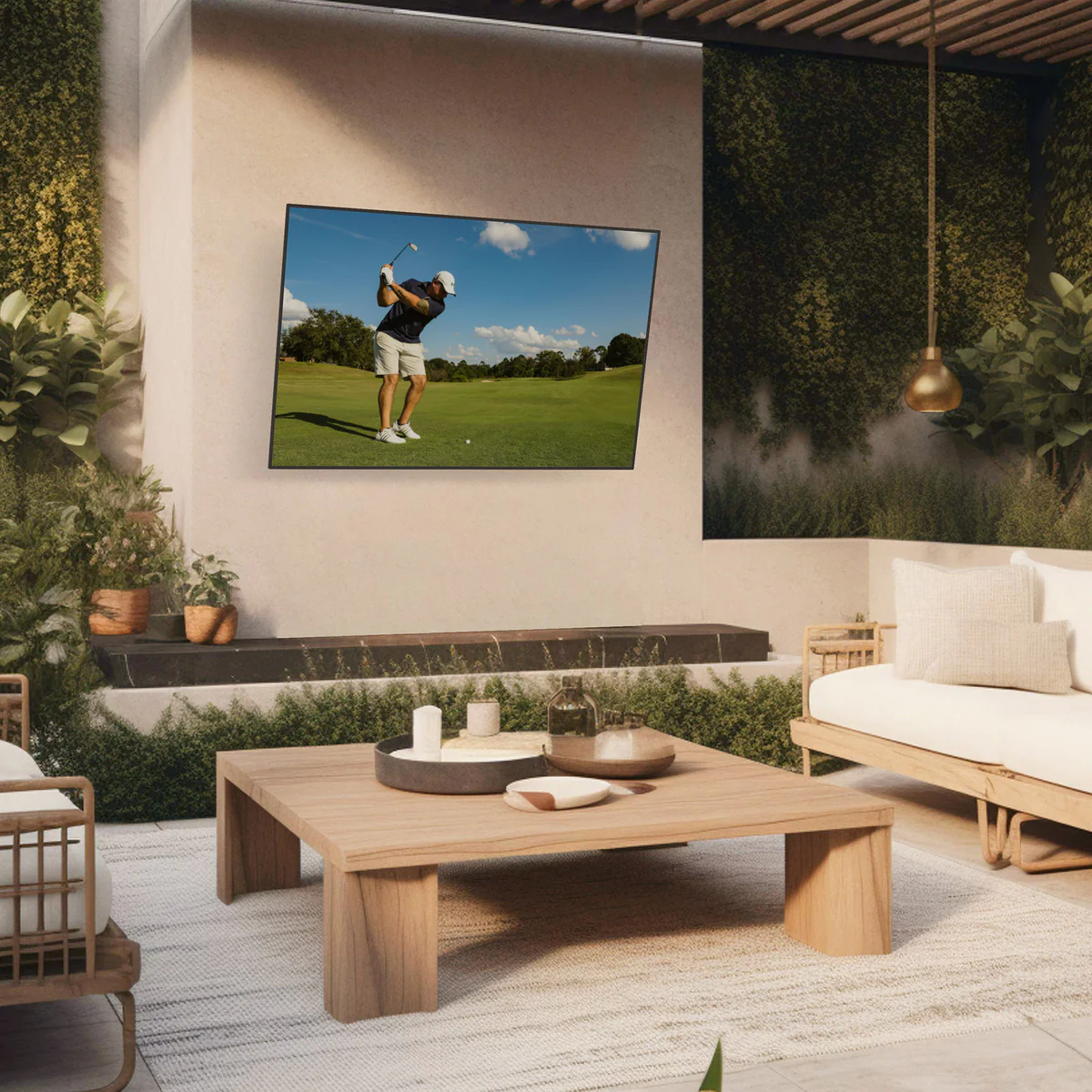 Kanto TE300SG Extendable Tilting Outdoor Weatherproof Locking TV Wall Mount for 45” to 100” TVs - Image 18