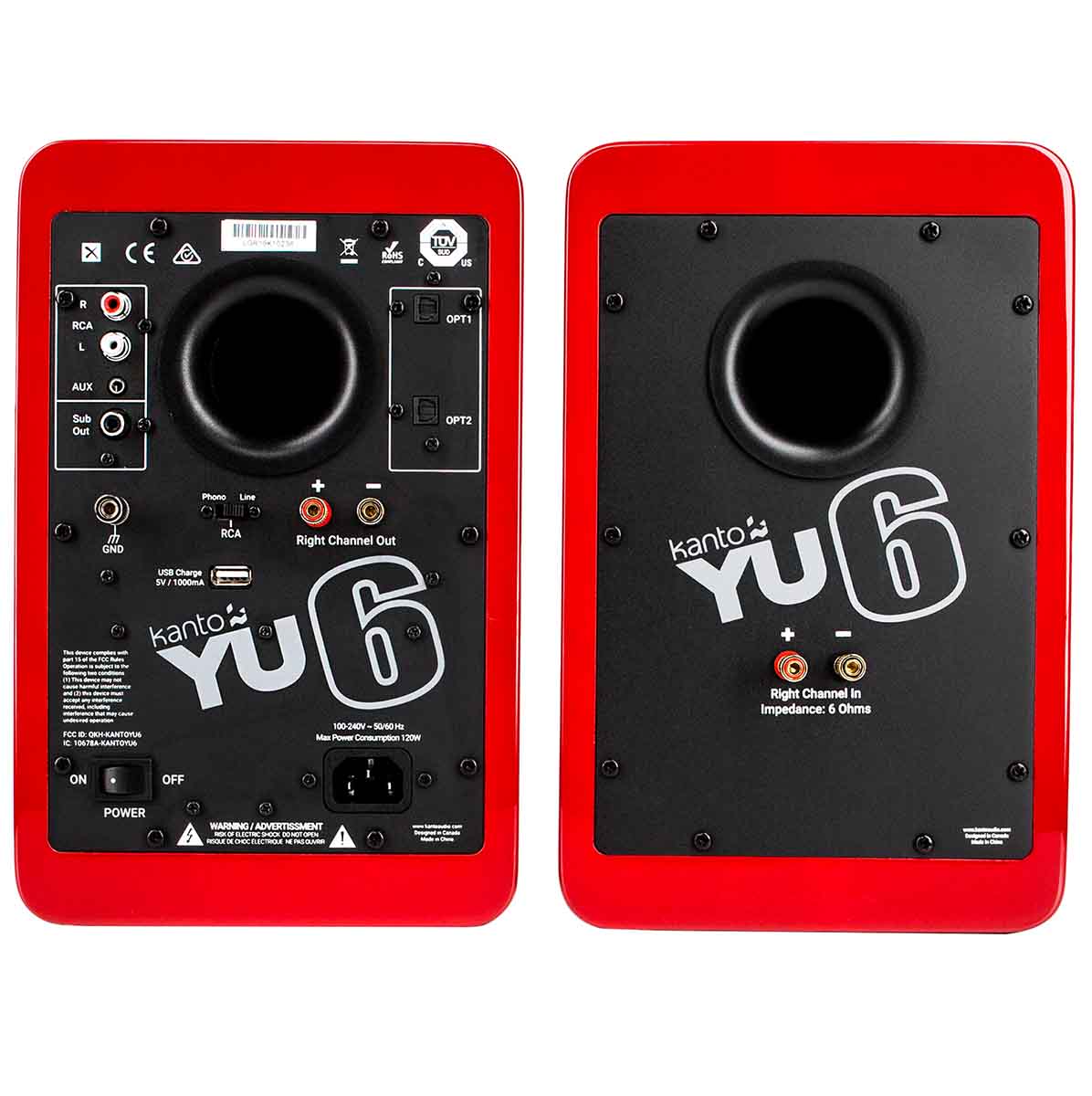 Kanto YU6 Powered Bookshelf Speakers - Pair - Image 17