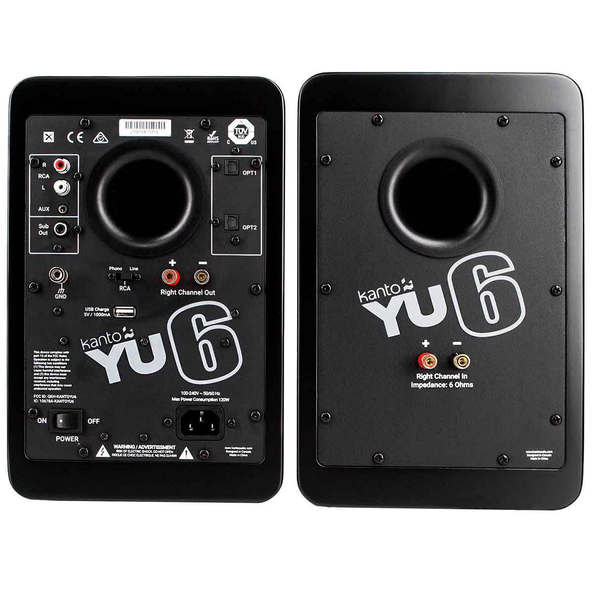 Kanto YU6 Powered Bookshelf Speakers - Pair - Image 31
