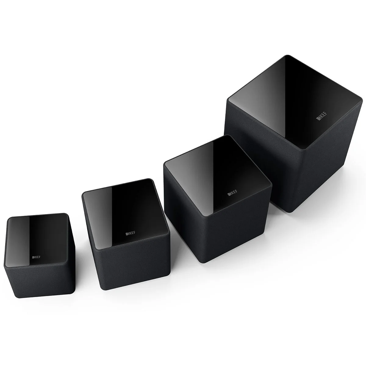 KEF Kube 15 MIE Subwoofer - Black - Image 3