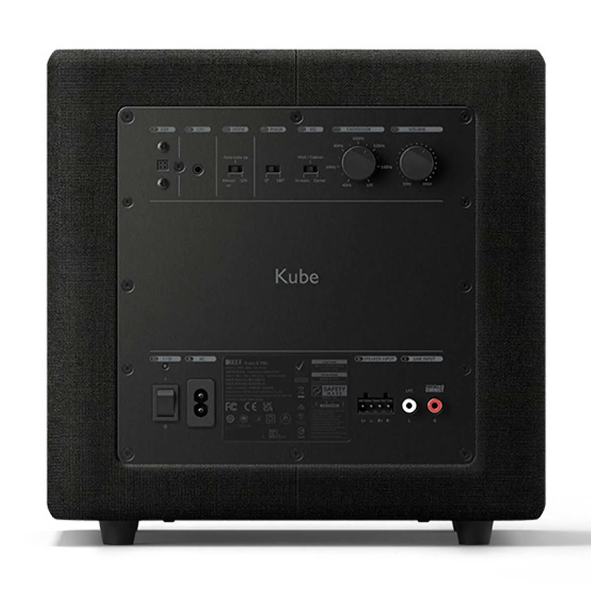 KEF Kube 8 MIE Subwoofer - Black - Image 4