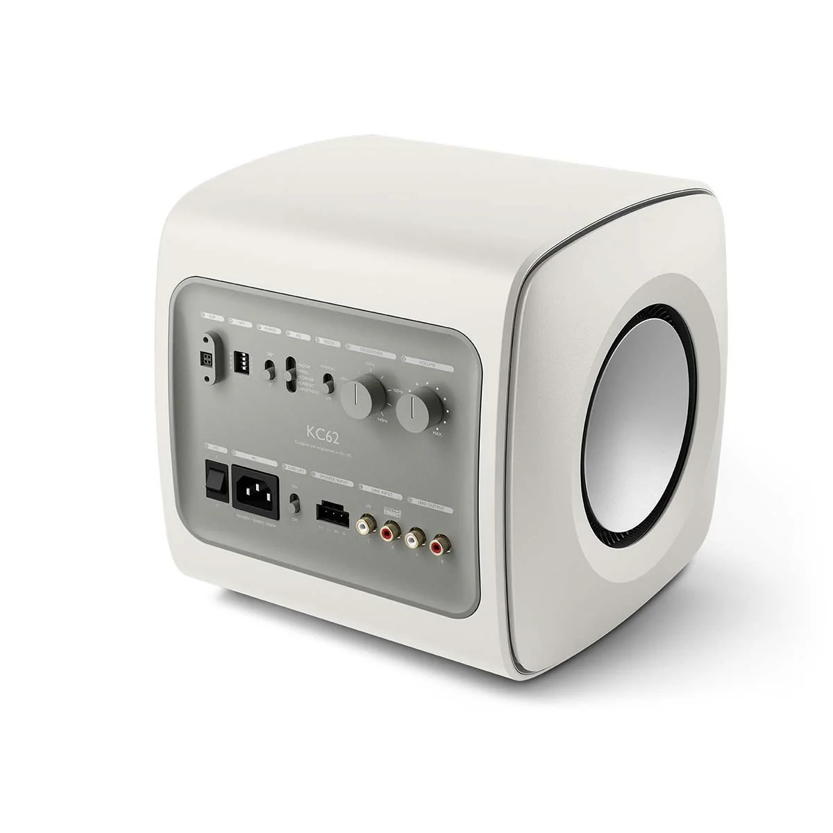 KEF OPEN BOX KC62 Subwoofer - Mineral White - B Grade - Image 3