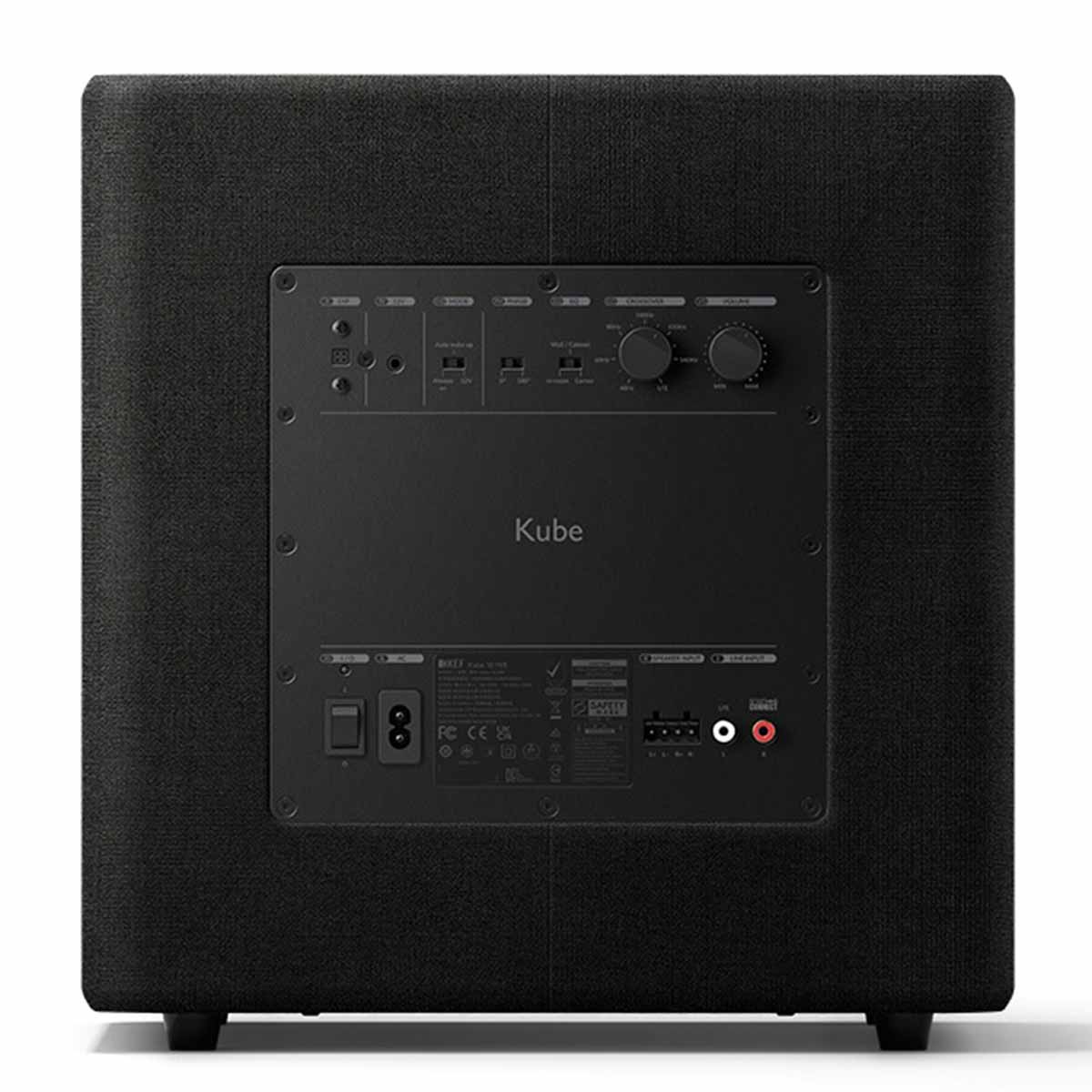 KEF OPEN BOX Kube 10 MIE Subwoofer - Black - A Grade - Image 4