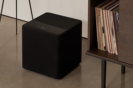 KEF OPEN BOX Kube 10 MIE Subwoofer - Black - A Grade - Image 5