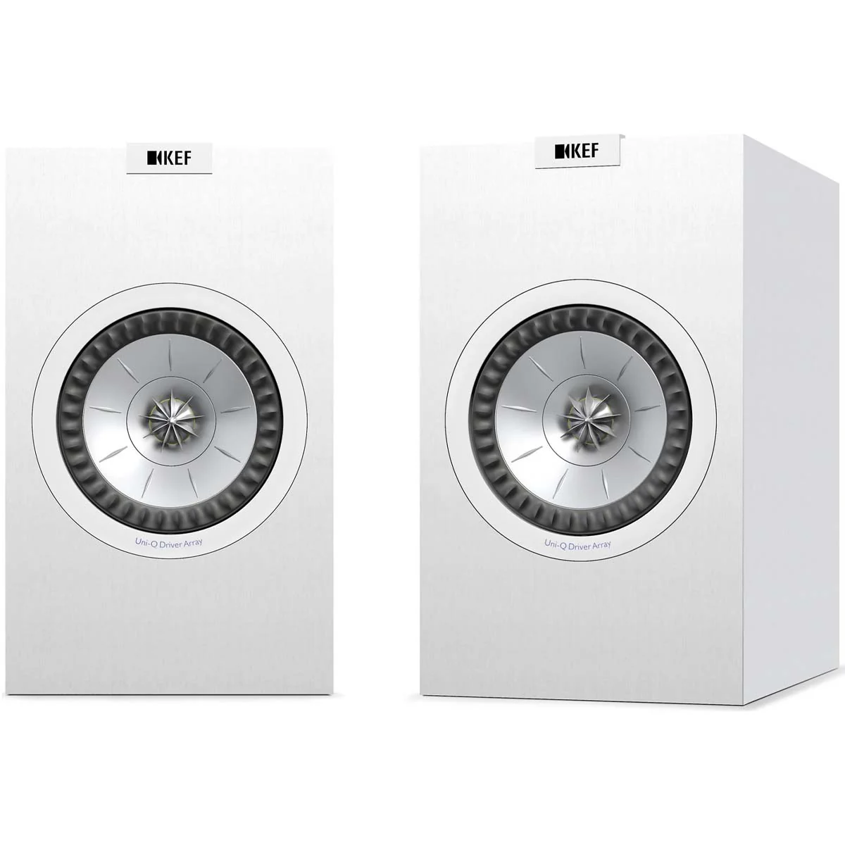 KEF OPEN BOX Q150 Bookshelf Speakers - White - Pair - A Grade