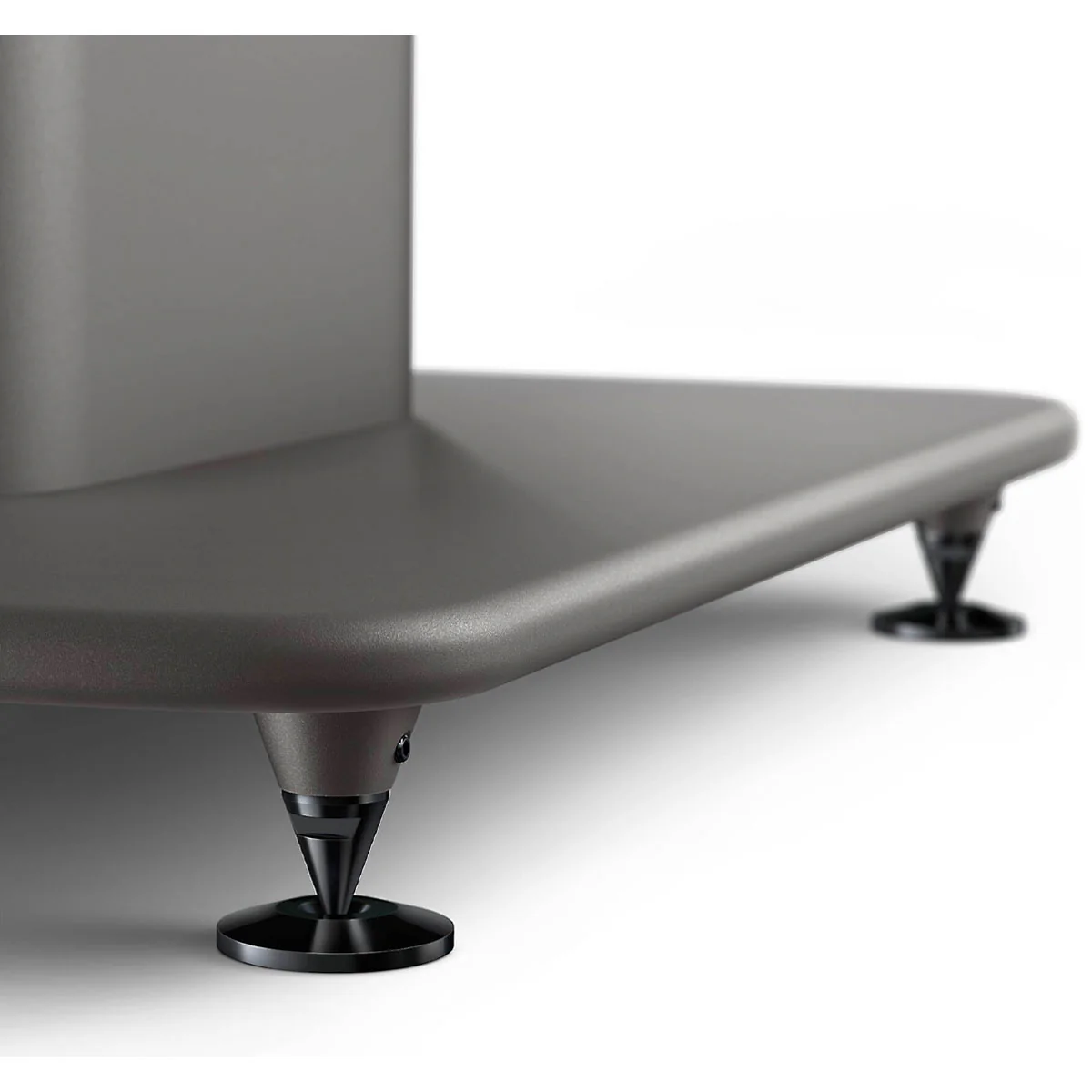KEF OPEN BOX S2 Speaker Stand - Titanium Grey - Pair - A Grade - Image 3