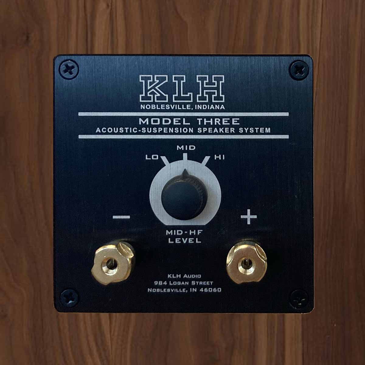KLH OPEN BOX Model 3 Loudspeaker - English Walnut - PAIR - A Grade - Image 2
