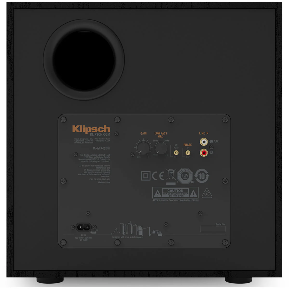 Klipsch R-101SW 10" Subwoofer - Image 5