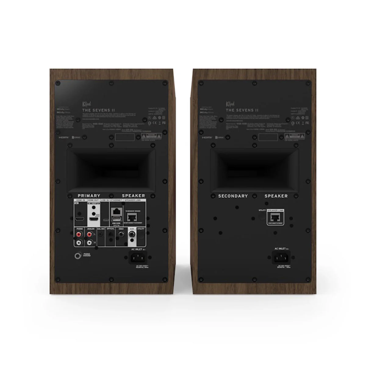 Klipsch The Sevens II Dolby Atmos 6.5" Powered Speakers - Pair - Image 21
